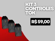 Kit 3x Controles PPA Tok 433,92mhz